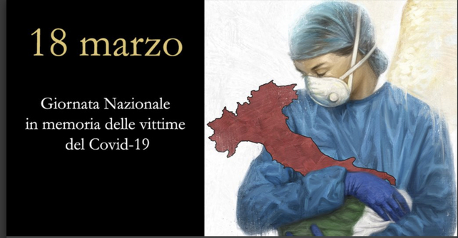 18 MARZO: GIORNATA NAZIONALE IN RICORDO DELLE VITTIME DEL CORONAVIRUS